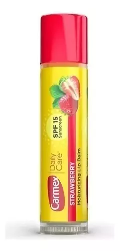 Lápiz Labial Carmex Strawberry Para Labios Secos Y Agrietados