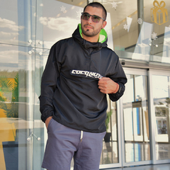 anorak impermeable color black