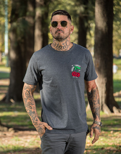 Remera capital monkey gris topo snow - CHERRY lucky streak - comprar online