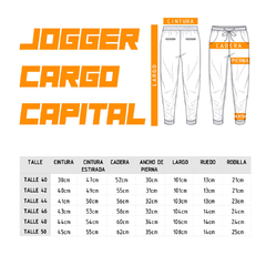 pantalon jogger cargo tactico CAMEL - CAPITAL MONKEY