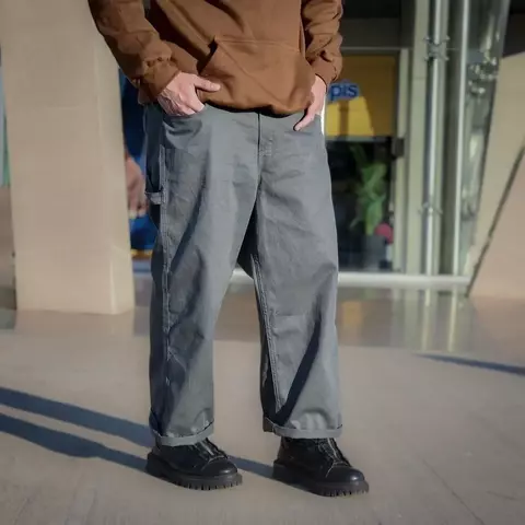 CARPINTERO BAGGY JOGGER - gris topo - comprar online