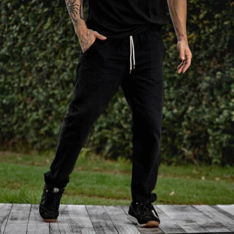 PANTALON JOGGER PATCH black - comprar online