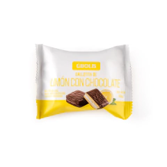 Galletitas de limon bañadas con chocolate - Caja x 8 unid. - comprar online