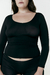 REMERA TATIANA NEGRA - comprar online
