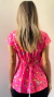 Jaleco Blusa Scrub Estampado Princesas Rosa - comprar online