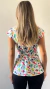 Jaleco Scrub Branco Estampado Dinossauro - comprar online