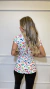 Jaleco Scrub Branco Estampado Dinossauro - Jaleco Boutique
