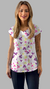Jaleco Blusa Scrub Estampado Mickey Branco