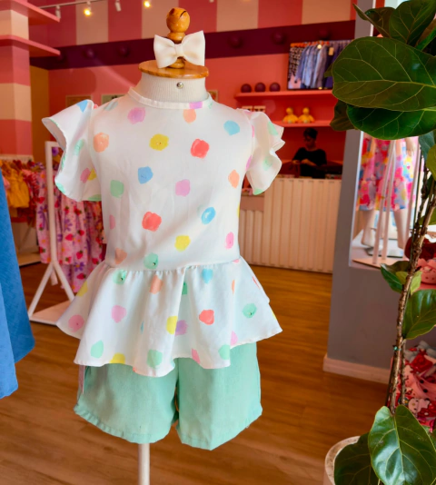 Conjunto Poá Candy