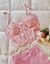 BUSTIER MARGARITAS ROSA - comprar en línea