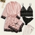 PIJAMA SATEN ROSA 5 PIEZAS - comprar en línea