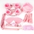 KIT BONDAGE 8 PIEZAS PELUCHE - PINK BOX