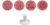 Kit Carimbos Frases Doces Rosa Bebê (5 Cm) - 5 Pc