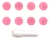Kit Carimbos Amor Rosa Bebê - 9 Pc