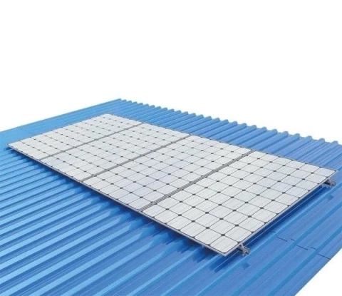 ESTRUTURA P/ 4 MOD. FIBROMETAL AUTOBROCANTE (COM PERFIL)