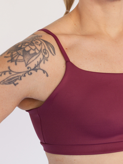 TOP BASIC MARSALA - BLACKBERRY - Press Original Clothes