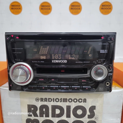 Toca CD e MD Kenwood DPX-55MD