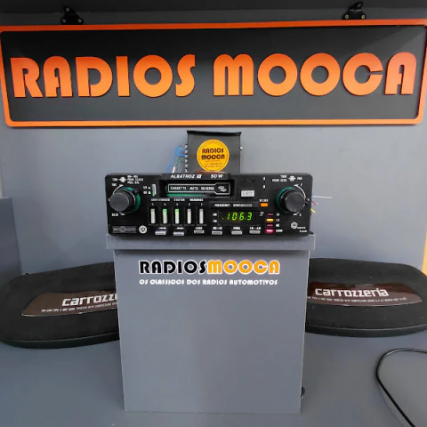 Toca Fitas Motoradio Albatroz III 50W c/ Bluetooth Adaptado