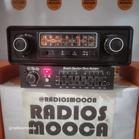 (Somente o de baixo) Equalizador e Amplificador Tojo GR250