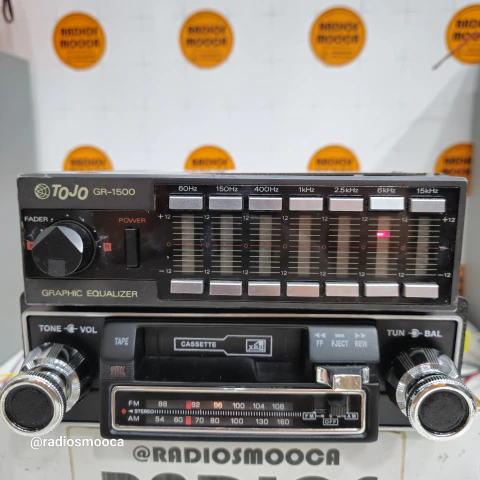 (Somente o de cima) Equalizador e Amplificador Tojo GR-1500 - comprar online