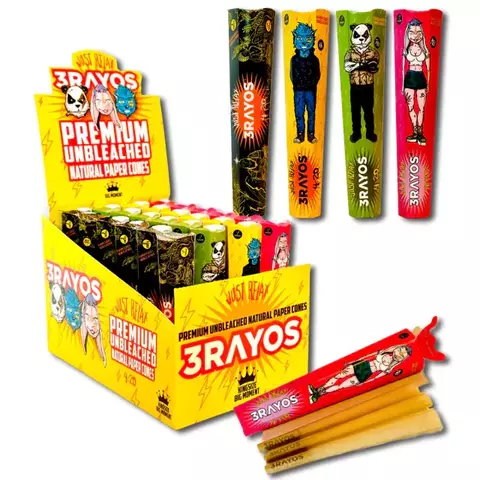 Paper Cones Ya Armados 3RAYOS (trae 3unidades)