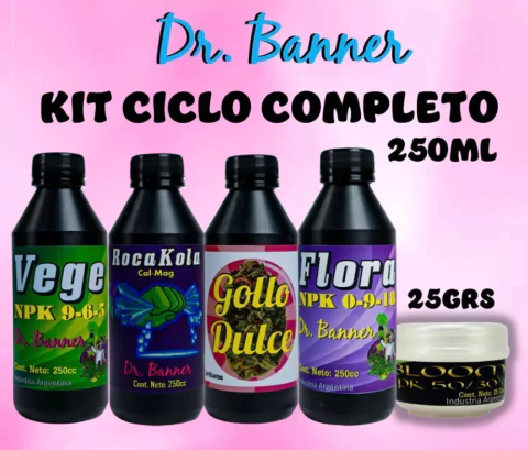 KIT DR BANNER 250 ML CON BLOOM