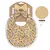 Kit Babador Dupla Face Flor Mostarda - comprar online
