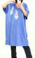 Vestido Morley foil hojas - CINTIA RIVERA