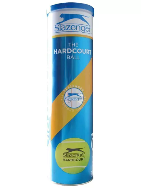Slazenger Hardcourt Lata 4 pelotas