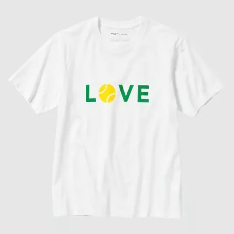 T-shirt Uniqlo Love Tennis Ball Roger Federer