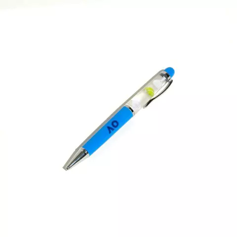 Pluma con pelota y raqueta flotantes AO