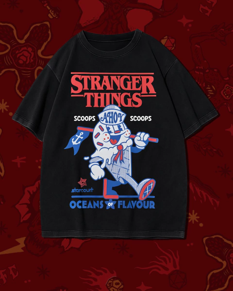 Camiseta Vintage Retrô 100% Algodão Premium Stranger Frente Ahoy - comprar online