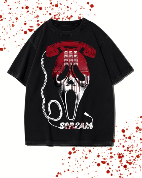 Camiseta Halloween Scream 100% Algodão - comprar online
