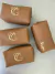 Necessaire Marrom Fosco - Estojo - Dois bordados - loja online