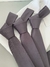 Gravata Slim - Basic - Chumbo lisa