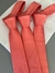 Gravata Semi Slim- Premium - Goiaba Maquinetada