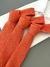 Gravata Semi Slim - Linho - Coral - comprar online