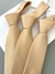 Gravata Semi Slim - Premium - Dourado Listrado