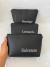 Necessaire Preto Fosco - Convite - Nome ou Inicial