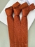 Gravata Slim - Premium - Terracota Maquinetada - comprar online