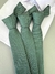 Gravata Slim Premium - Verde Eucalipto Zig Zag - comprar online