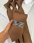 Gravata Semi Slim - Premium - Marrom Mocha Mousse Listrada na internet