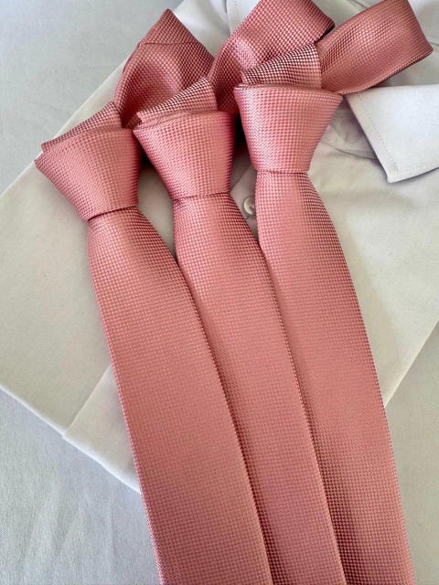 Gravata Slim Premium - Rose Trabalhada - comprar online