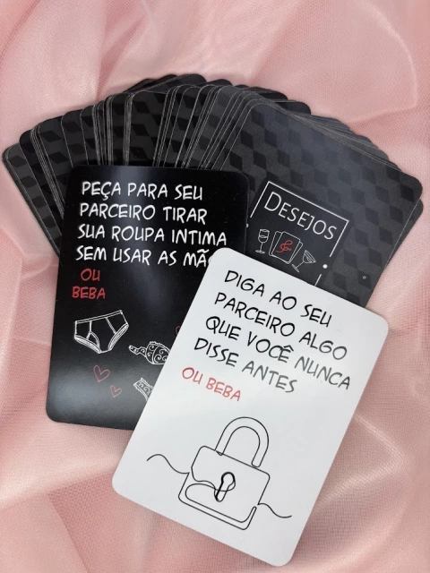 Jogo de Cartas Desejos e Drinks