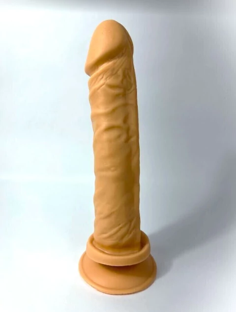 Prótese 19 X 3,8 cm Com Simulador de Ejaculação | Realista