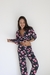 Imagen de Pijama camisero hojas y flores