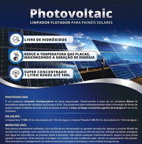 Limpador Neutro Placa Solar