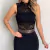 Body rendado gola alta (0020) - comprar online