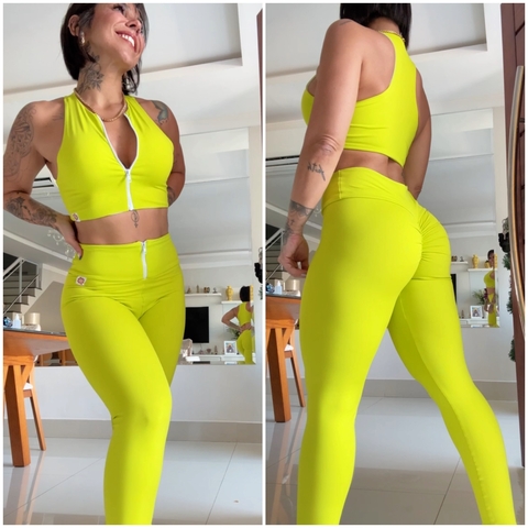 Conj de Legging Ziper Tratorado Citrini