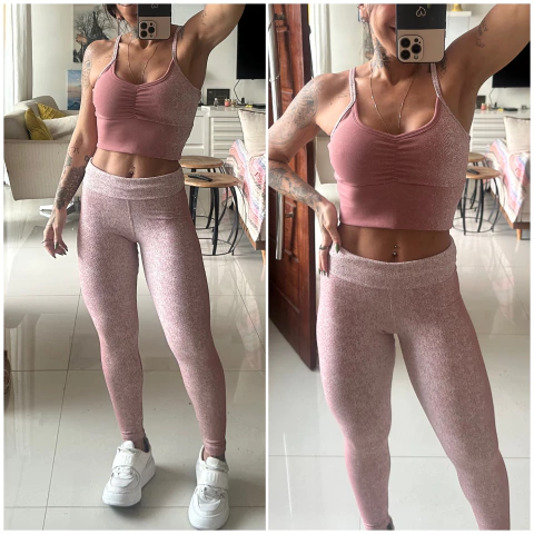 Conj Leg (Top Gringa 3) - Rose - comprar online